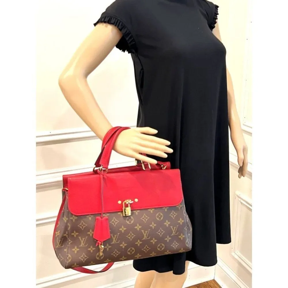 Louis Vuitton Venus Satchel in Cerise Monogram Canvas In Mint Condition